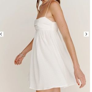 Reformation White Catarina Dress